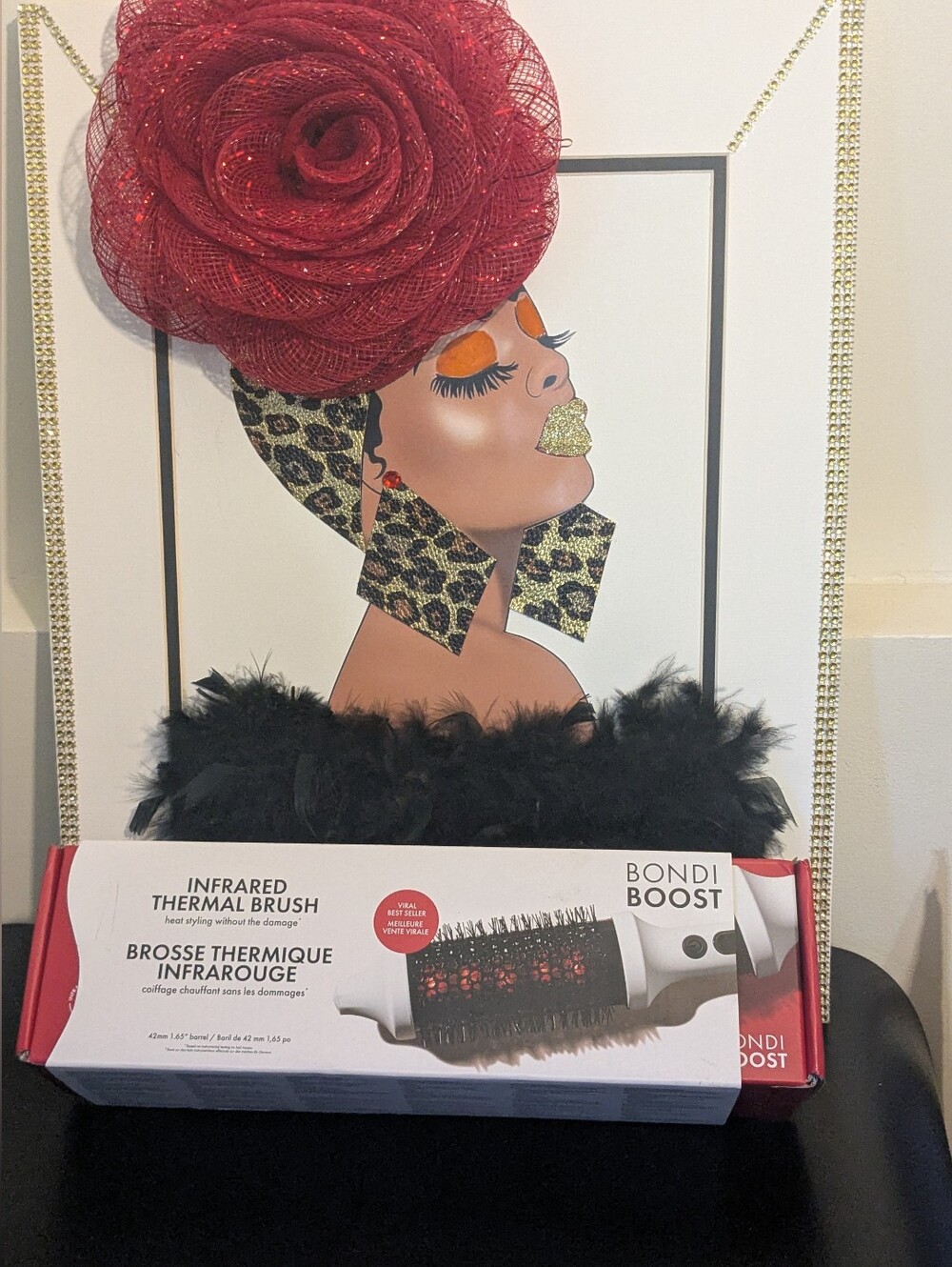 Bondi Boost Infrared Red Thermal Brush Barrel NIB